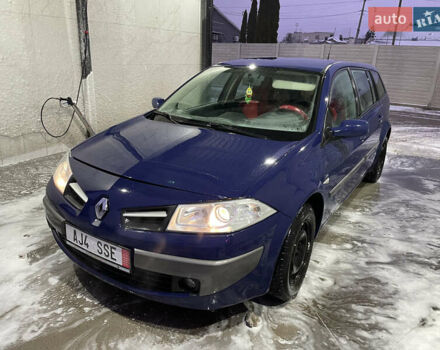 Синий Рено Меган, объемом двигателя 1.6 л и пробегом 206 тыс. км за 3999 $, фото 1 на Automoto.ua