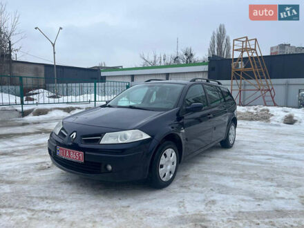 Синий Рено Меган, объемом двигателя 1.6 л и пробегом 182 тыс. км за 5600 $, фото 1 на Automoto.ua
