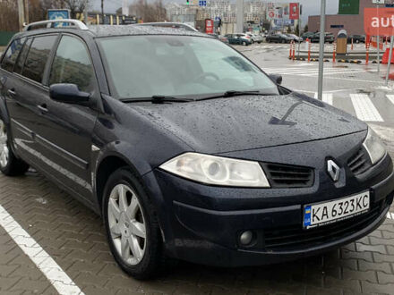 Рено Меган 2008 у Києві на Automoto.ua Синій Рено Меган, об'ємом двигуна 1.46 л та пробігом 280 тис. км за 5000 $, фото 1 на Automoto.ua