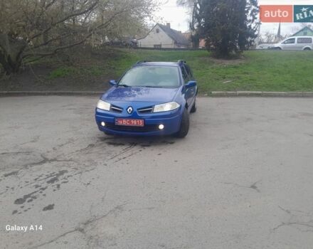 Синий Рено Меган, объемом двигателя 1.6 л и пробегом 197 тыс. км за 5250 $, фото 1 на Automoto.ua