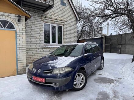 Синий Рено Меган, объемом двигателя 1.6 л и пробегом 187 тыс. км за 5800 $, фото 1 на Automoto.ua