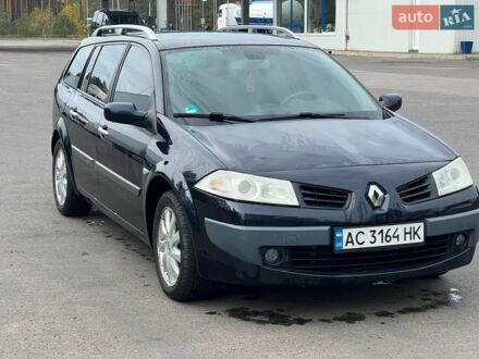 Синий Рено Меган, объемом двигателя 1.5 л и пробегом 222 тыс. км за 5100 $, фото 1 на Automoto.ua