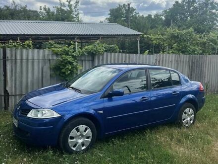 Синий Рено Меган, объемом двигателя 1.6 л и пробегом 194 тыс. км за 5350 $, фото 1 на Automoto.ua