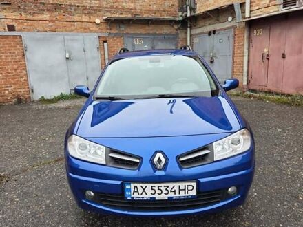 Синий Рено Меган, объемом двигателя 1.6 л и пробегом 350 тыс. км за 5000 $, фото 1 на Automoto.ua