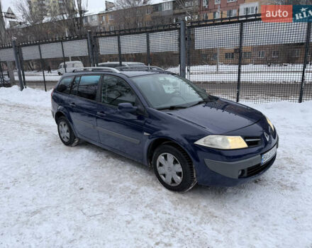 Синий Рено Меган, объемом двигателя 1.6 л и пробегом 199 тыс. км за 3999 $, фото 1 на Automoto.ua
