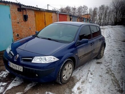 Рено Меган 2008 у Карловке на Automoto.ua Синій Рено Меган, об'ємом двигуна 1.5 л та пробігом 212 тис. км за 5300 $, фото 1 на Automoto.ua