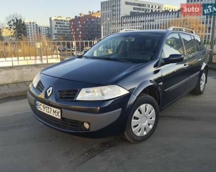 Синий Рено Меган, объемом двигателя 1.6 л и пробегом 263 тыс. км за 4290 $, фото 1 на Automoto.ua