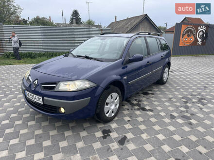 Рено Меган 2009 у Полтаві на Automoto.ua Синій Рено Меган, об'ємом двигуна 1.6 л та пробігом 172 тис. км за 5200 $, фото 1 на Automoto.ua