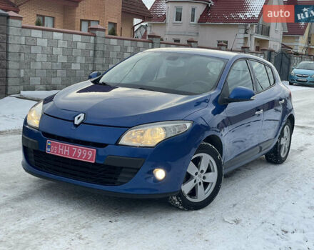 Синий Рено Меган, объемом двигателя 1.6 л и пробегом 192 тыс. км за 6200 $, фото 1 на Automoto.ua