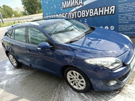 Синий Рено Меган, объемом двигателя 1.5 л и пробегом 242 тыс. км за 5492 $, фото 1 на Automoto.ua