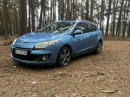 Синий Рено Меган, объемом двигателя 1.46 л и пробегом 247 тыс. км за 7800 $, фото 1 на Automoto.ua
