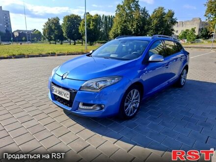Синий Рено Меган, объемом двигателя 1.5 л и пробегом 215 тыс. км за 7999 $, фото 1 на Automoto.ua