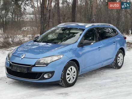 Синий Рено Меган, объемом двигателя 1.5 л и пробегом 230 тыс. км за 6750 $, фото 1 на Automoto.ua