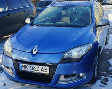 Синий Рено Меган, объемом двигателя 1.5 л и пробегом 248 тыс. км за 9000 $, фото 1 на Automoto.ua