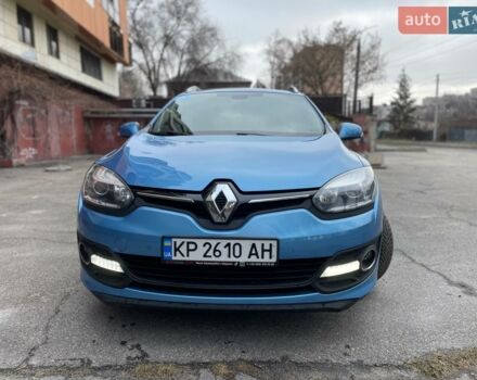 Синий Рено Меган, объемом двигателя 1.5 л и пробегом 211 тыс. км за 9700 $, фото 1 на Automoto.ua