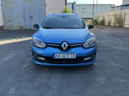 Синий Рено Меган, объемом двигателя 1.6 л и пробегом 216 тыс. км за 8700 $, фото 1 на Automoto.ua