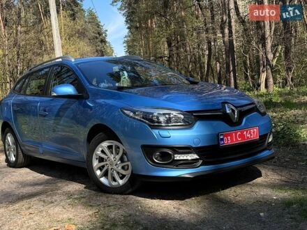 Синий Рено Меган, объемом двигателя 1.5 л и пробегом 207 тыс. км за 8650 $, фото 1 на Automoto.ua