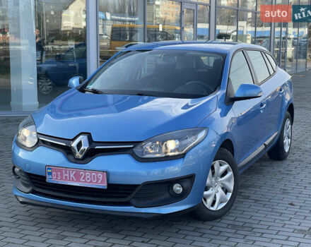 Синий Рено Меган, объемом двигателя 1.6 л и пробегом 207 тыс. км за 8700 $, фото 1 на Automoto.ua
