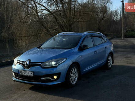 Синий Рено Меган, объемом двигателя 1.5 л и пробегом 248 тыс. км за 7900 $, фото 1 на Automoto.ua