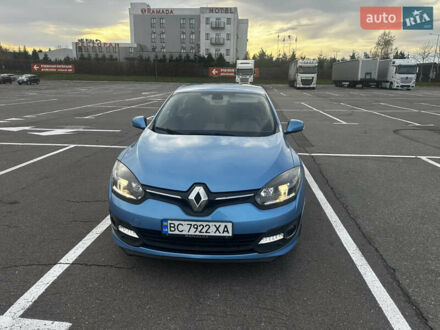 Рено Меган 2015 у Львові на Automoto.ua Синій Рено Меган, об'ємом двигуна 1.46 л та пробігом 156 тис. км за 8750 $, фото 1 на Automoto.ua