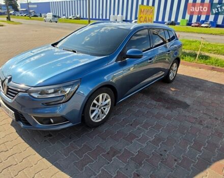 Синий Рено Меган, объемом двигателя 1.5 л и пробегом 221 тыс. км за 11900 $, фото 1 на Automoto.ua