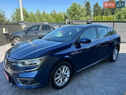 Синий Рено Меган, объемом двигателя 1.5 л и пробегом 160 тыс. км за 15400 $, фото 1 на Automoto.ua