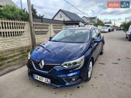 Синий Рено Меган, объемом двигателя 1.5 л и пробегом 180 тыс. км за 11700 $, фото 1 на Automoto.ua