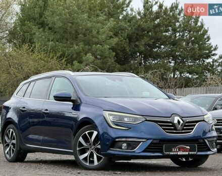 Синий Рено Меган, объемом двигателя 1.6 л и пробегом 176 тыс. км за 13999 $, фото 1 на Automoto.ua