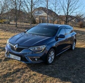 Синий Рено Меган, объемом двигателя 1.5 л и пробегом 261 тыс. км за 11900 $, фото 1 на Automoto.ua