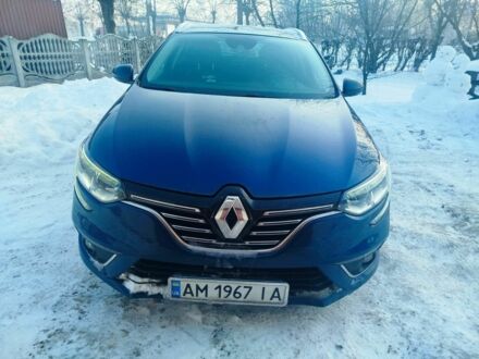 Синий Рено Меган, объемом двигателя 1.5 л и пробегом 130 тыс. км за 13999 $, фото 1 на Automoto.ua