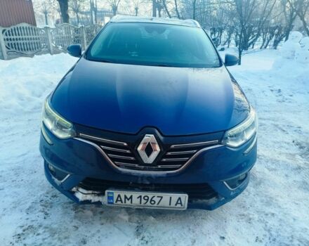 Синий Рено Меган, объемом двигателя 1.5 л и пробегом 130 тыс. км за 13999 $, фото 1 на Automoto.ua
