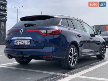 Рено Меган 2018 у Луцьку на Automoto.ua Синій Рено Меган, об'ємом двигуна 1.5 л та пробігом 117 тис. км за 14400 $, фото 1 на Automoto.ua