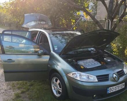 Зеленый Рено Меган, объемом двигателя 1.6 л и пробегом 308 тыс. км за 5200 $, фото 16 на Automoto.ua