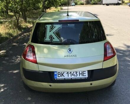 Зеленый Рено Меган, объемом двигателя 1.6 л и пробегом 200 тыс. км за 4400 $, фото 5 на Automoto.ua