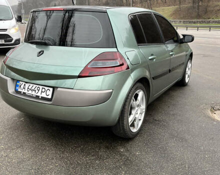 Зелений Рено Меган, об'ємом двигуна 1.6 л та пробігом 152 тис. км за 6800 $, фото 3 на Automoto.ua