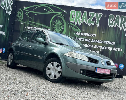 Зеленый Рено Меган, объемом двигателя 1.6 л и пробегом 222 тыс. км за 5500 $, фото 1 на Automoto.ua