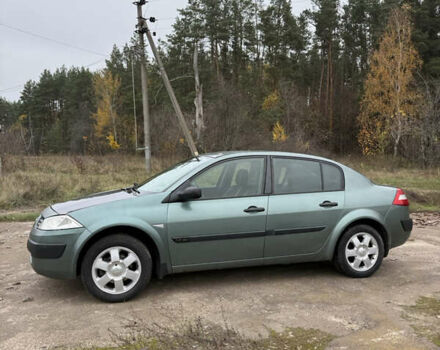 Зеленый Рено Меган, объемом двигателя 1.6 л и пробегом 257 тыс. км за 4500 $, фото 2 на Automoto.ua