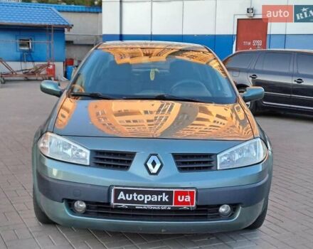 Зеленый Рено Меган, объемом двигателя 1.6 л и пробегом 230 тыс. км за 5740 $, фото 1 на Automoto.ua