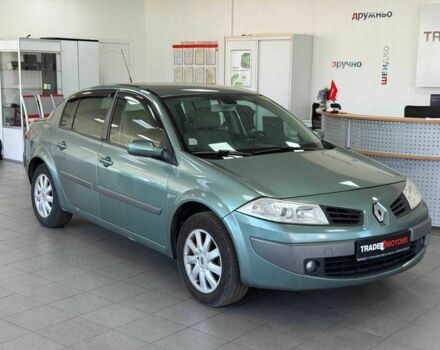 Зеленый Рено Меган, объемом двигателя 1.6 л и пробегом 345 тыс. км за 4490 $, фото 1 на Automoto.ua