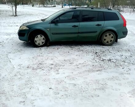 Зеленый Рено Меган, объемом двигателя 1.4 л и пробегом 220 тыс. км за 3800 $, фото 1 на Automoto.ua