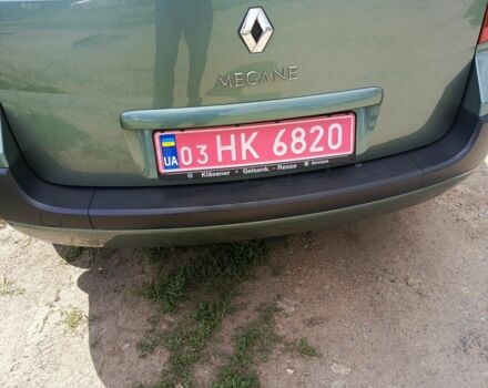 Зеленый Рено Меган, объемом двигателя 1.6 л и пробегом 147 тыс. км за 6000 $, фото 3 на Automoto.ua