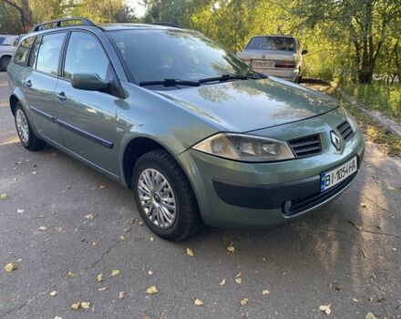 Зеленый Рено Меган, объемом двигателя 1.6 л и пробегом 220 тыс. км за 4300 $, фото 1 на Automoto.ua