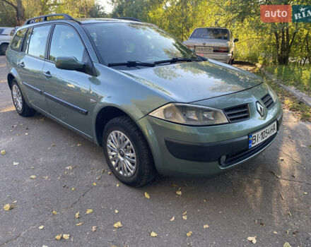 Зеленый Рено Меган, объемом двигателя 1.6 л и пробегом 220 тыс. км за 4300 $, фото 1 на Automoto.ua