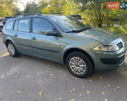 Зеленый Рено Меган, объемом двигателя 1.6 л и пробегом 220 тыс. км за 4300 $, фото 2 на Automoto.ua
