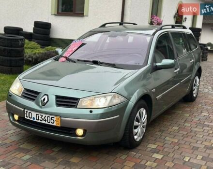 Зеленый Рено Меган, объемом двигателя 2 л и пробегом 200 тыс. км за 4450 $, фото 1 на Automoto.ua