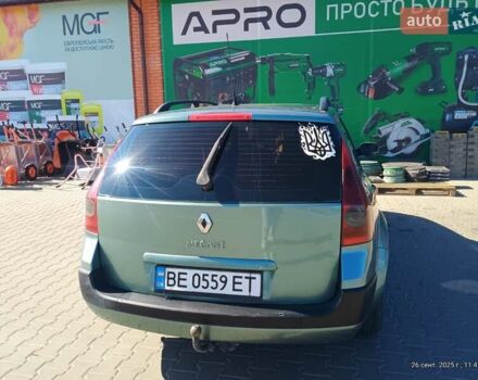Зеленый Рено Меган, объемом двигателя 1.5 л и пробегом 352 тыс. км за 5500 $, фото 3 на Automoto.ua