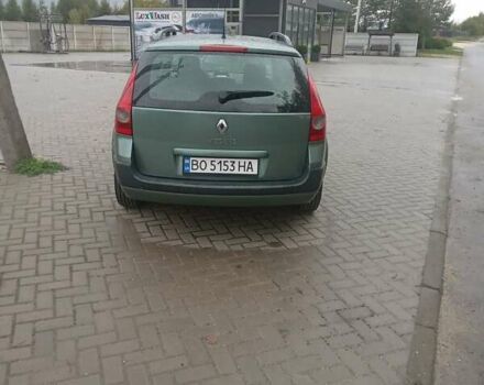 Зеленый Рено Меган, объемом двигателя 1.6 л и пробегом 230 тыс. км за 4400 $, фото 1 на Automoto.ua