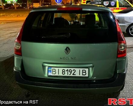 Зеленый Рено Меган, объемом двигателя 1.6 л и пробегом 256 тыс. км за 4500 $, фото 2 на Automoto.ua