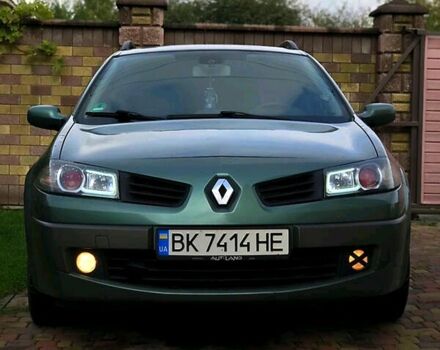 Зеленый Рено Меган, объемом двигателя 1.6 л и пробегом 200 тыс. км за 5350 $, фото 2 на Automoto.ua