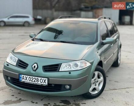 Зеленый Рено Меган, объемом двигателя 1.6 л и пробегом 240 тыс. км за 6100 $, фото 2 на Automoto.ua